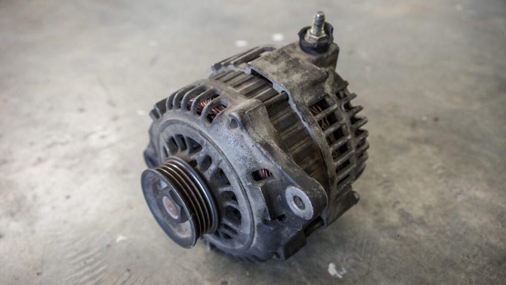 Losse dynamo klaar voor revisie of vervanging bij dynamo en startmotor Zwanenburg.